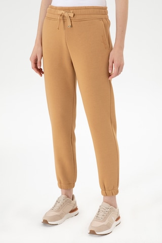 U.S. Polo Assn. Kadın Camel Şardonlu Jogger Eşofman Altı 50313581-VR015