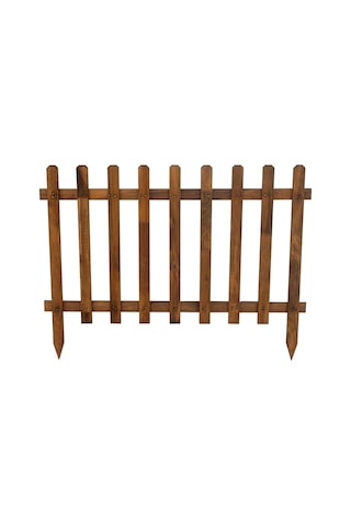 Ahşap Büyük Boy Kazıklı Bahçe Çiti