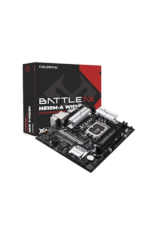 Colorful Battle-ax H810m-a Wıfı V20 Intel H810 Ddr5 6400 Mhz Matx Aaaa18clf0012