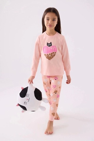 Kız Çocuk İkili Takım - Somon Somon