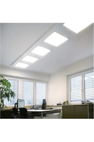 60x60 Led Panel 60w Beyaz Işık 6500 -10 Adettir Beyaz Gold