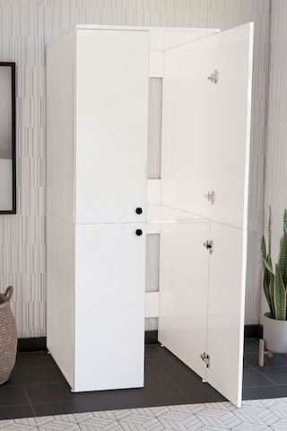 Çamaşir-Kurutma Makine Dolabi Beyaz Dlp003 Çok Renkli