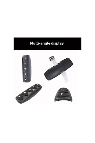 Yifomall Evrensel Uyumlu Siyah Araç Navigasyon Kontrolörü - Kablosuz Direksiyon Tuş Takımı İle Kolay Kurulum Ve Çok Fonksiyonlu Kullanım