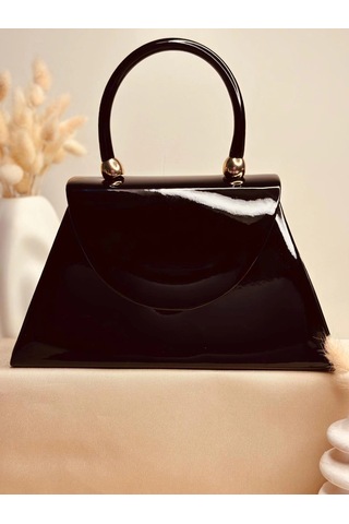 Elora Atelier Elora Prizma Prime Rugan Siyah Çanta Çok Renkli