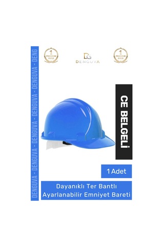 Baret Essafe Ce Belgeli Ekonomik Havalandırmalı Ayarlı Mühendis Güvenliği Mavi Emniyet Bareti