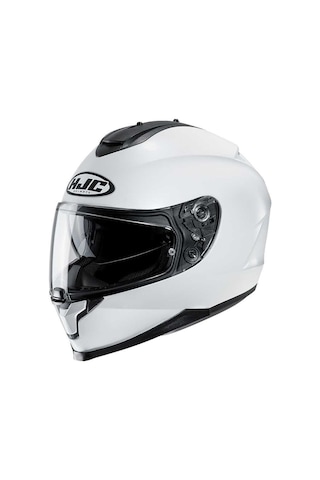 HJC C70 Kapalı Kask İnci Beyazı M