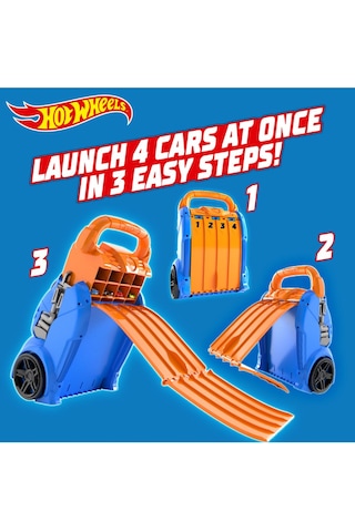 Multi Launcher Case 20 Araba Için Saklama Ve Fırlatıcı Rampası Hwcc14 Mavi