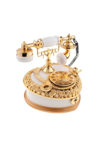 Nostaljik Telefon Müzik Kutusu Çekmeceli 31194819