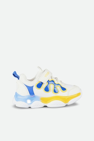 Vicco Gora Işıklı Erkek Okul Öncesi Beyaz/saks Mavi Spor Ayakkabı Beyaz - Mavi