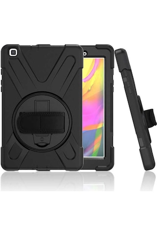 Galaxy Tab A7 Lite T220 - T225 Kılıf Defender Askılı Zırhlı Kapak