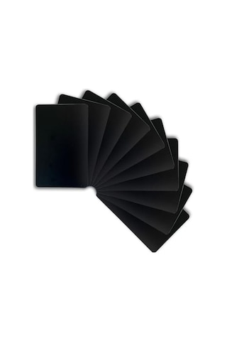 Ntag213 Nfc Kart, Siyah Renk, 10 Adet Paket İçerisinde