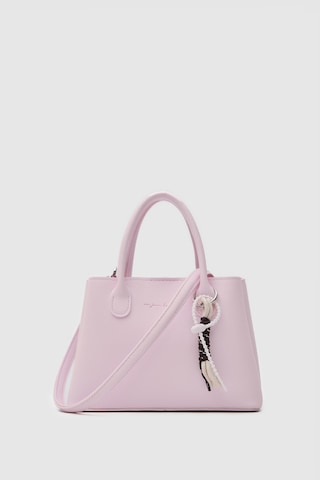 Shule Bags Ivy Kombine City El Ve Çapraz Çanta Pudra Pembe