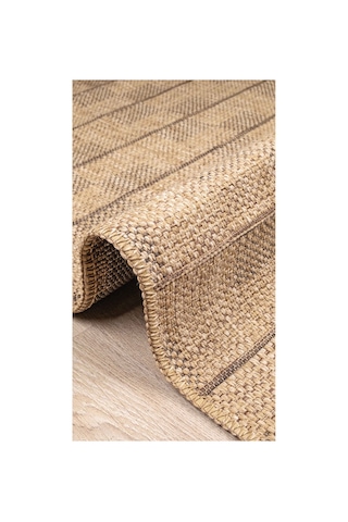 Bej Naturel Sisal Jüt Hasır Halı Yıkanabilir Kaymaz Taban Dokuma Makine Tozumaz Bej