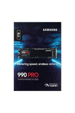 Samsung Mz-v9p1t0bw, 990 Pro, 1tb, 7450/6900, Gen4, Nvme Pcıe M.2 2280, Ssd Türkiye Distribütörü Ga