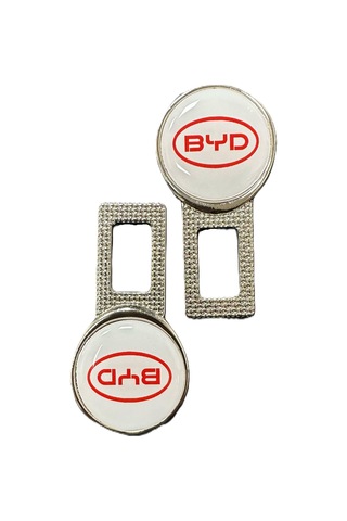 Byd Uyumlu Ikaz Ses Metal Toka 2 Adet Çift Yönlüdür Kırmızı