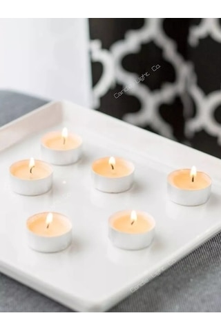 Bolsius Şamdan Gibi Yüzen Çay Veya Mumlu Hediye Seti 168445132 Beyaz