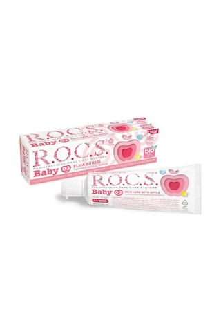 Rocs Baby 0 - 3 Yaş Elma Püresi Aromalı Florürsüz Çocuk Diş Macunu 35 ML Rocs Baby 0 - 3 Yaş Elma Püresi Aromalı Florürsüz Çocuk Diş Macunu 35 ML