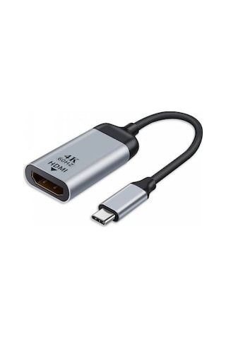 Polham 4K HDMI to Type-C Dönüştürücü 60Hz 20CM Type-C Görüntü Akt