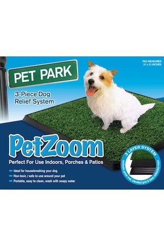 Petzoom Pet Park Küçük Boy Köpek Tuvalet Eğitim Seti
