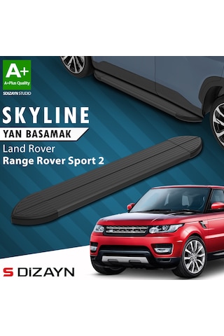S-dizayn Land Rover Range Rover Sport 2 Skyline Siyah Yan Basamak 193 Cm 2013-2022 A+ Kalite