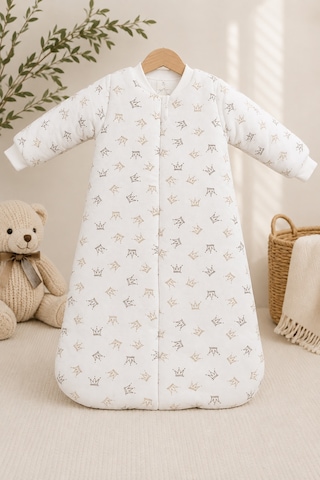 Babyhola Elyaflı 2.5 Tog Torba Uzun Kollu Uyku Tulumu 2711 Kahverengi
