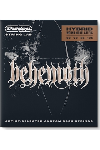 Jim Dunlop Behemoth Hybrid Wound Nikel Bas Teli 50-105