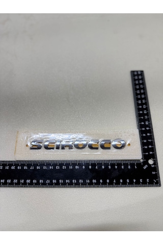 Volkswagen Scirocco Krom Bagaj Yazısı Logosu Arması 3m 3d Abs