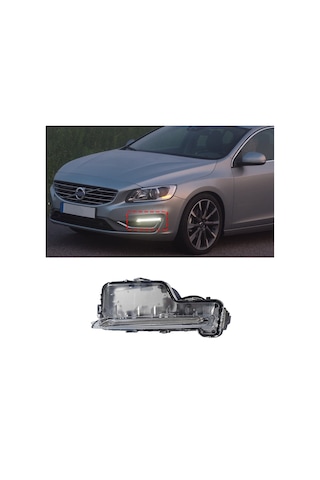 Volvo S60 V60 Gündüz Ledi Sis Farı Sol 2014 2015 2016 2017 2018