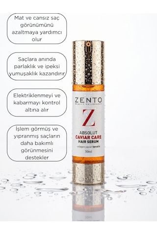 Zento Absolute Caviar Care Hair Havyar Bakım Serum 50 ML