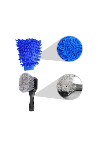 Padalink 13 Parça Otomobil Temizlik Fırçası Seti - Jant, Lastik Ve Detay Temizliği İçin Tam Zamanlı Araç Bakımı Aleti