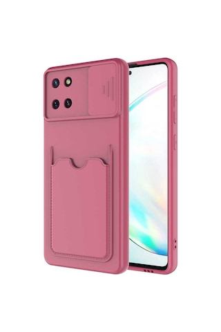 Samsung Uyumlu Galaxy A81 Note 10 Lite Kılıf Zore Kartix Kapak Koyu Mor