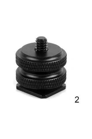 "kamera Aksesuarları İçin Evrensel Dslr Sıcak Ayakkabı 1/4" -20 Tripod Montaj Adaptörü " 2