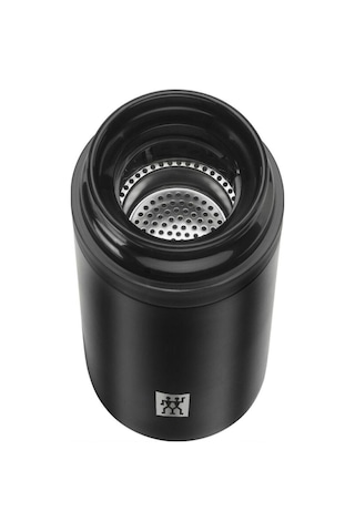 Zwilling Süzgeçli Termos Matara Siyah 420 ML