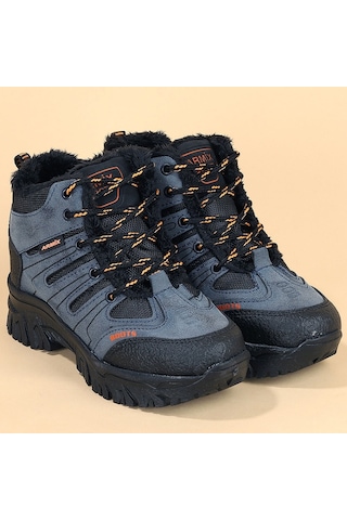 23 Outdoor Çocuk Bot Ayakkabı İçi Kürklü 26-35 Lacivert