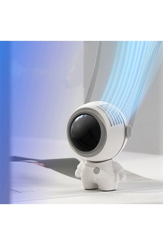 El Astronot Asılı Boyun Fan Soğutma Asılı Çanta Fanı Usb Şarj Edilebilir Mini Çok Fonksiyonlu Fan, Siyah Pjgus3 Var Ayaklı Siyah 5 Adetten Az