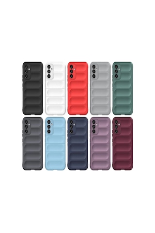 Samsung Galaxy A25 5g Kılıf Optimum Silikon - Krem Çok Renkli