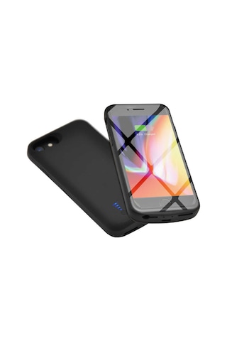 Apple Uyumlu iPhone Se 2020 Kılıf Şarjlı Standlı Harici Batarya 5000 Mah