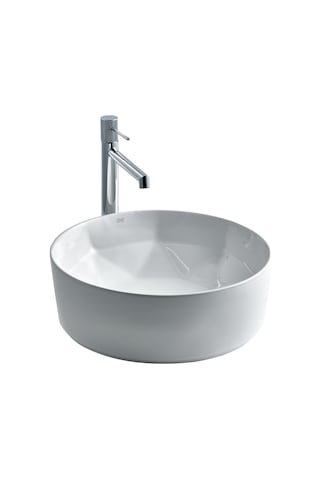 Lena E-2112 Tezgah Üstü Porselen Lavabo