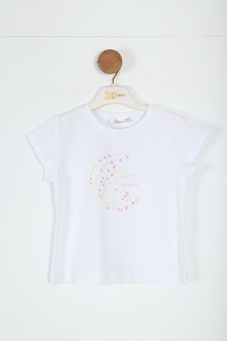 Xo Kids Kız Çocuk Tişort 9ay-4 Yaş 38641 Ekru