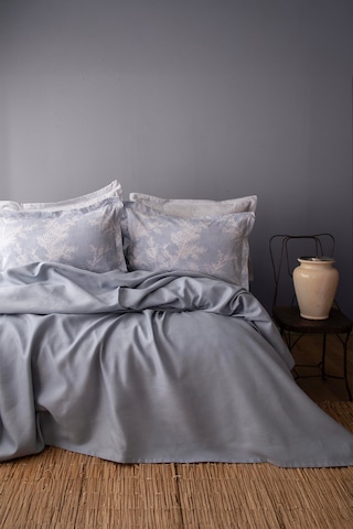 Apricitas Home Tanya İndigo Çift Kişilik Bambu Pike Takımı