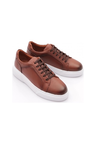 Dgn Tito Erkek Sneakers Ayakkabi Taba Beyaz