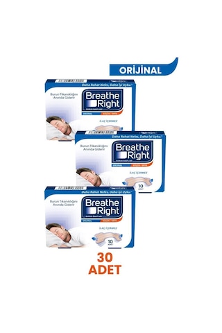 Breathe Right Burun Bandı Normal Boy 3 x 10'lu
