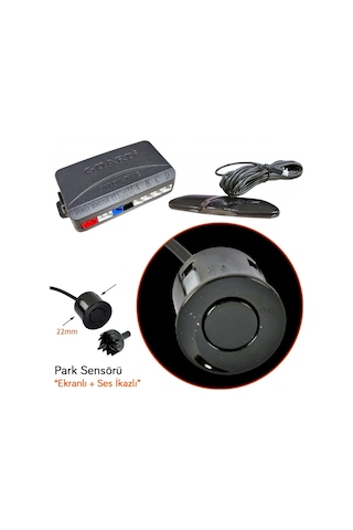 Guard Park Sensörü Led Ekranlı Mercedes Model Ses İkazlı Siyah Ps.mc.345