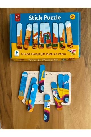Stick Puzzle Çubuklu Çift Taraflı Yapboz