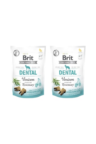 Brit Functional Snack Dental Geyik Etli ve Biberiyeli Köpek Ödül Maması 2 x 150 G
