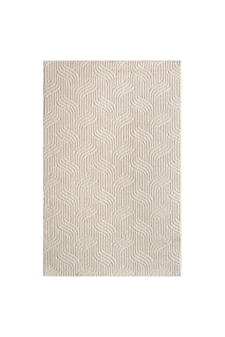 Raschel Carpet Kaymaz Taban Moopy Krem Bukleli Yumuşak Soft Dokuma Yolluk Halı Antialerjik Yolluk Lp1003a Krem Krem