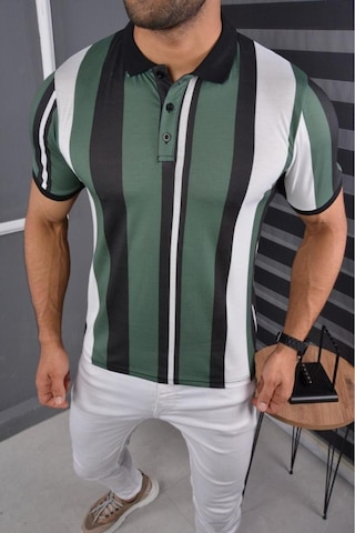 Mcz Giyim Yeşil - Beyaz Renk Polo Yaka Slim Fit Erkek T-shirt Yeşilbeyaz Mcz Giyim Yeşil - Beyaz Renk Polo Yaka Slim Fit Erkek T-shirt Yeşilbeyaz
