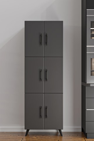 Ae-3010 Nehir Antrasit Gri Çok Amaçlı Mutfak Dolabı & Banyo Dolab