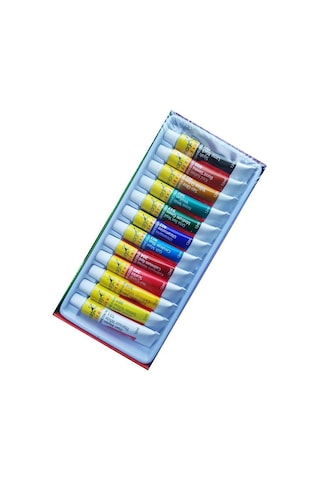 Akrilik Boya 12 Renk 12X12Ml Fanart 12 Li Akrilik Boya 1 Paket