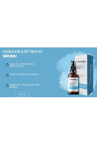 Ceraalba Hyaluronik & B5 Vitamin Serumu